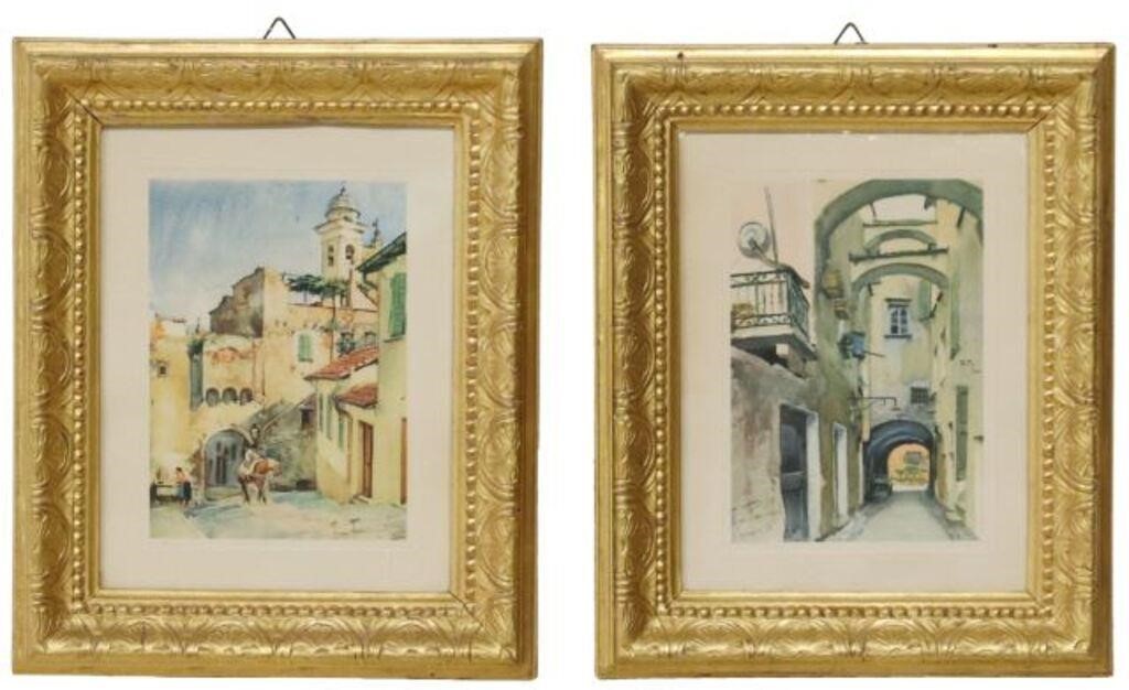  2 PRINTS ITALIAN SCENIC VIEWS 2f863a