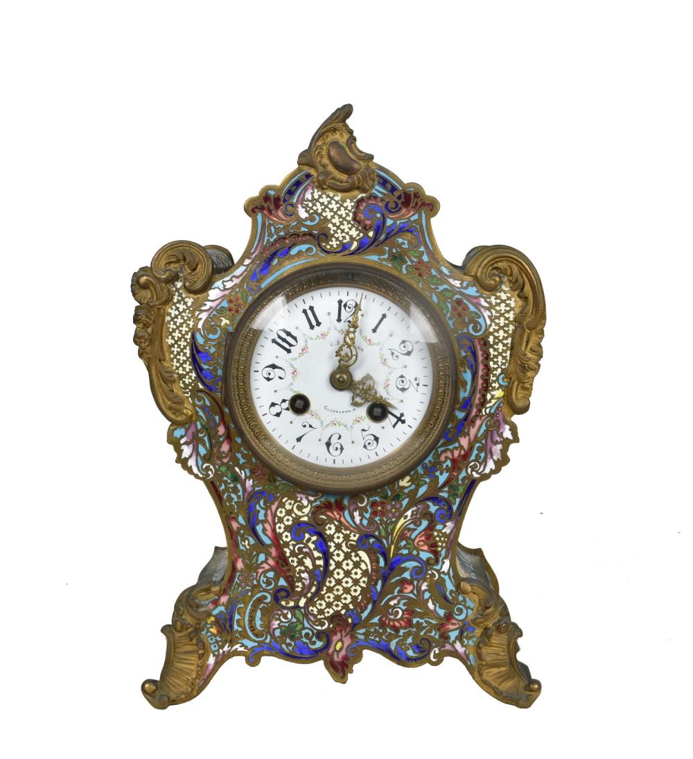 FRENCH CHAMPLEVE ENAMEL ON BRONZE 2f8650