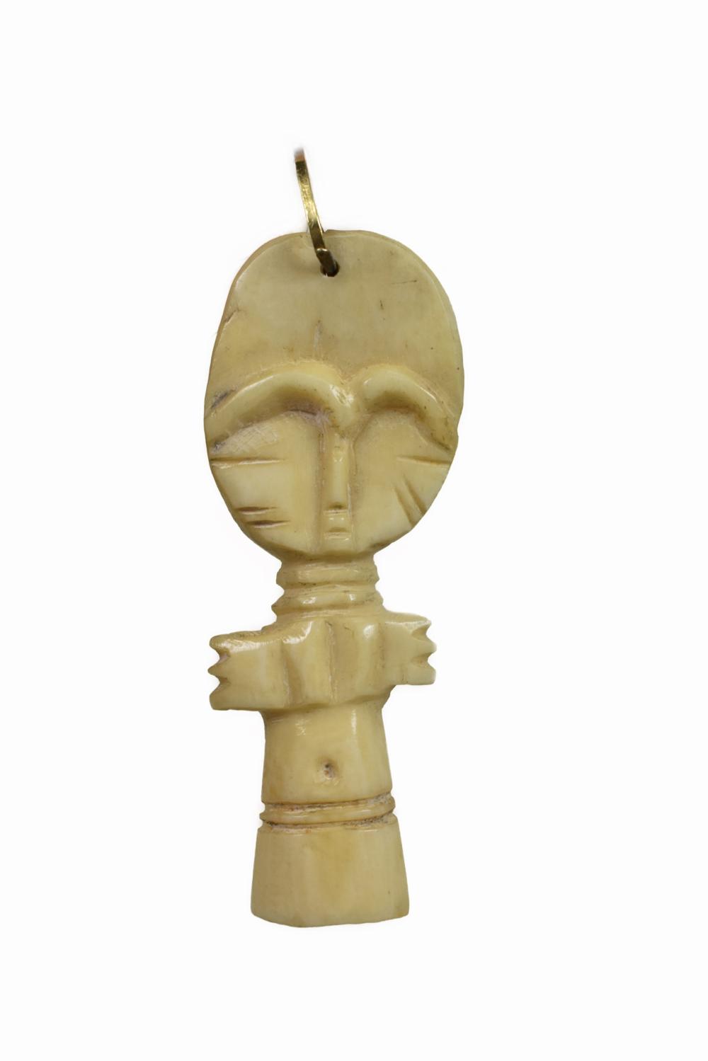AFRICAN CARVED FIGURAL PENDANT  2f864a