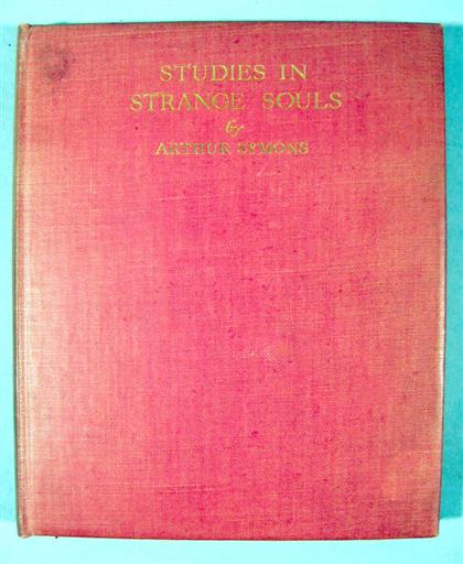 1 vol.  Symons, Arthur. Studies