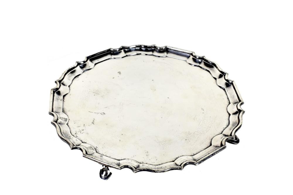 ENGLISH SILVER TRAY CRIGHTON BROTHERS  2f86de