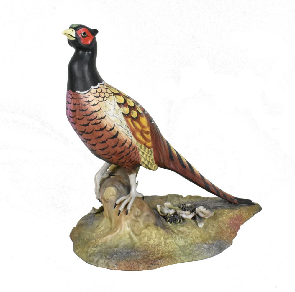 ROYAL CROWN DERBY PORCELAIN PHEASANT,