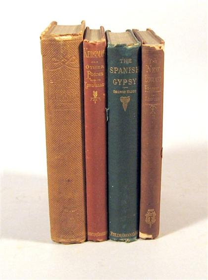 4 vols American British 19th Century 4c0b4