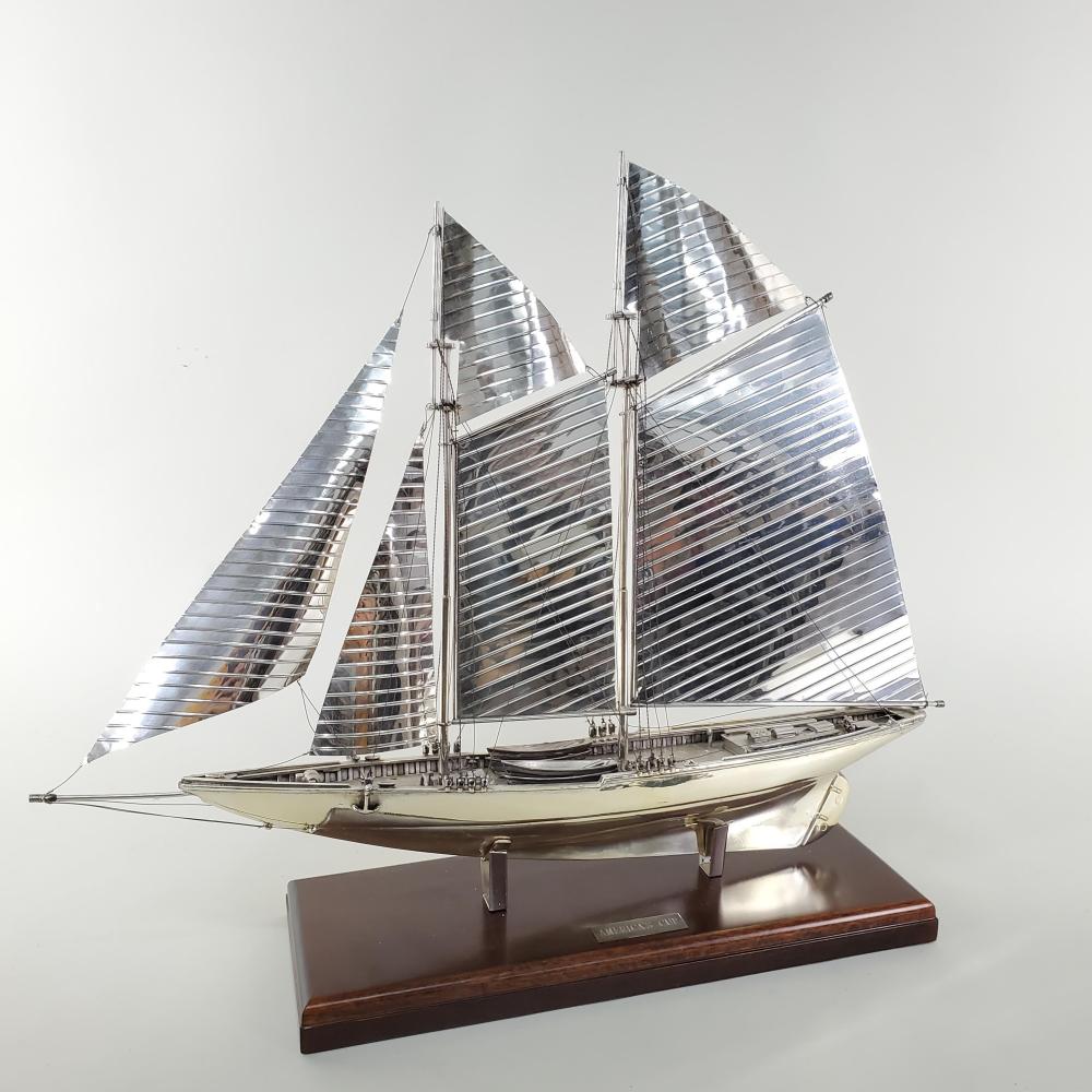 STERLING SILVER BOAT OF AMERICA'S