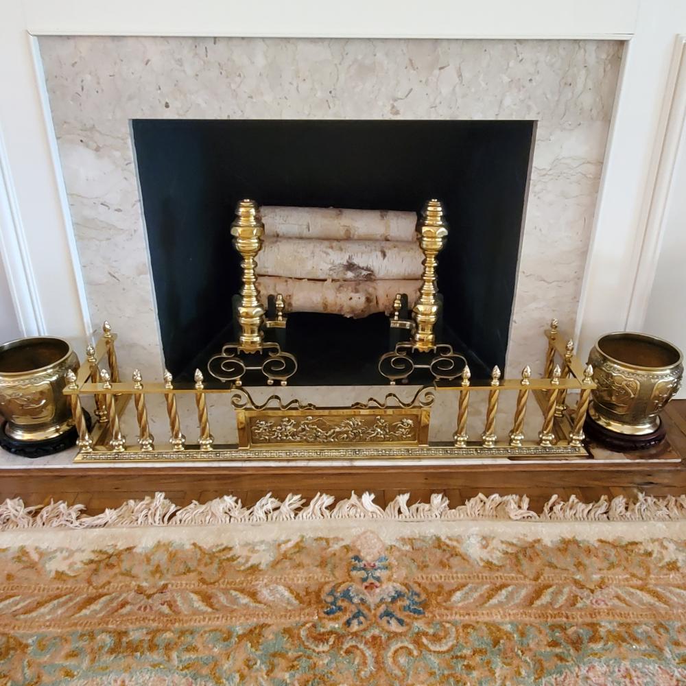 LARGE NEO-CLASSICAL STYLE BRASS