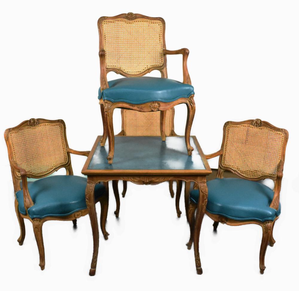 LOUIS XV STYLE FIVE PIECE SET WITH 2f882b