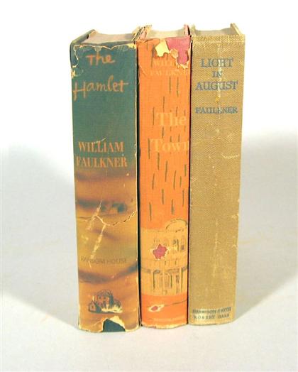 3 vols Faulkner William Light 4c0d7