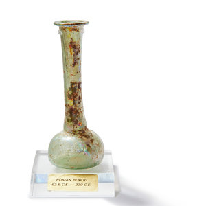 A Roman Green Glass Unguentarium with 2f88d6