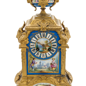 A Louis XVI Style Gilt Metal and