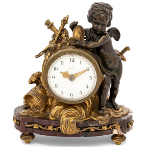 A Louis XVI Style Table Clock 19th 2f8904