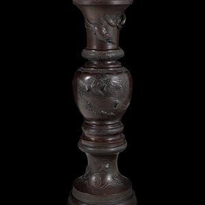 A Large Japanese Patinated Bronze 2f8935