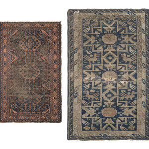 Two Caucasian Wool Rugs Early 20th 2f893f