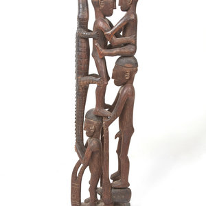 Three Asmat Figures Papua New 2f893a