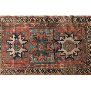 A Caucasian Wool Rug
Early 20th