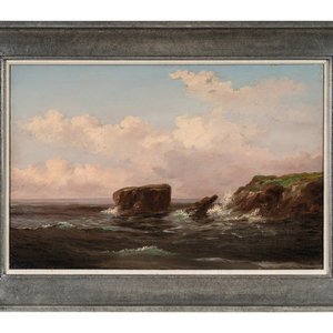 Artist Unknown 19th Century Seascape oil 2f895f