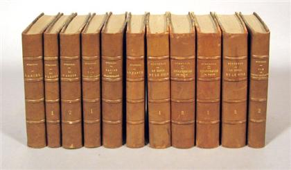 11 vols Leather Bindings Stendhal  4c0f0