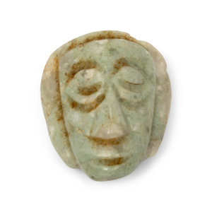 A Maya Jadeite Maskette Mexico 2f89aa