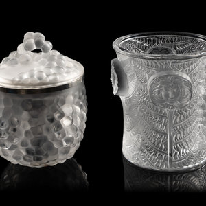 A Lalique Psyche Wine Cooler and 2f8a1c