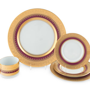 A Modern Fabergé Porcelain Dinner