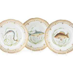 Three Royal Copenhagen Fauna Danica