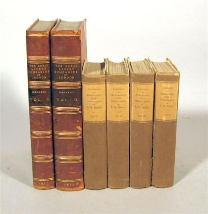 6 vols London Brayley Edward 4c109