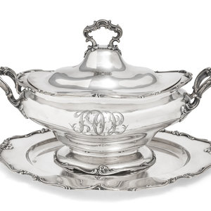 An American Silver Tureen and Underplate Gorham 2f8a71