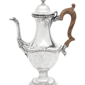 A George III Silver Coffee Pot Charles 2f8ac1