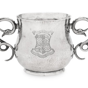 A Victorian Silver Caudle Cup
Maker's