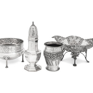 A Group of English Silver Table 2f8ad2