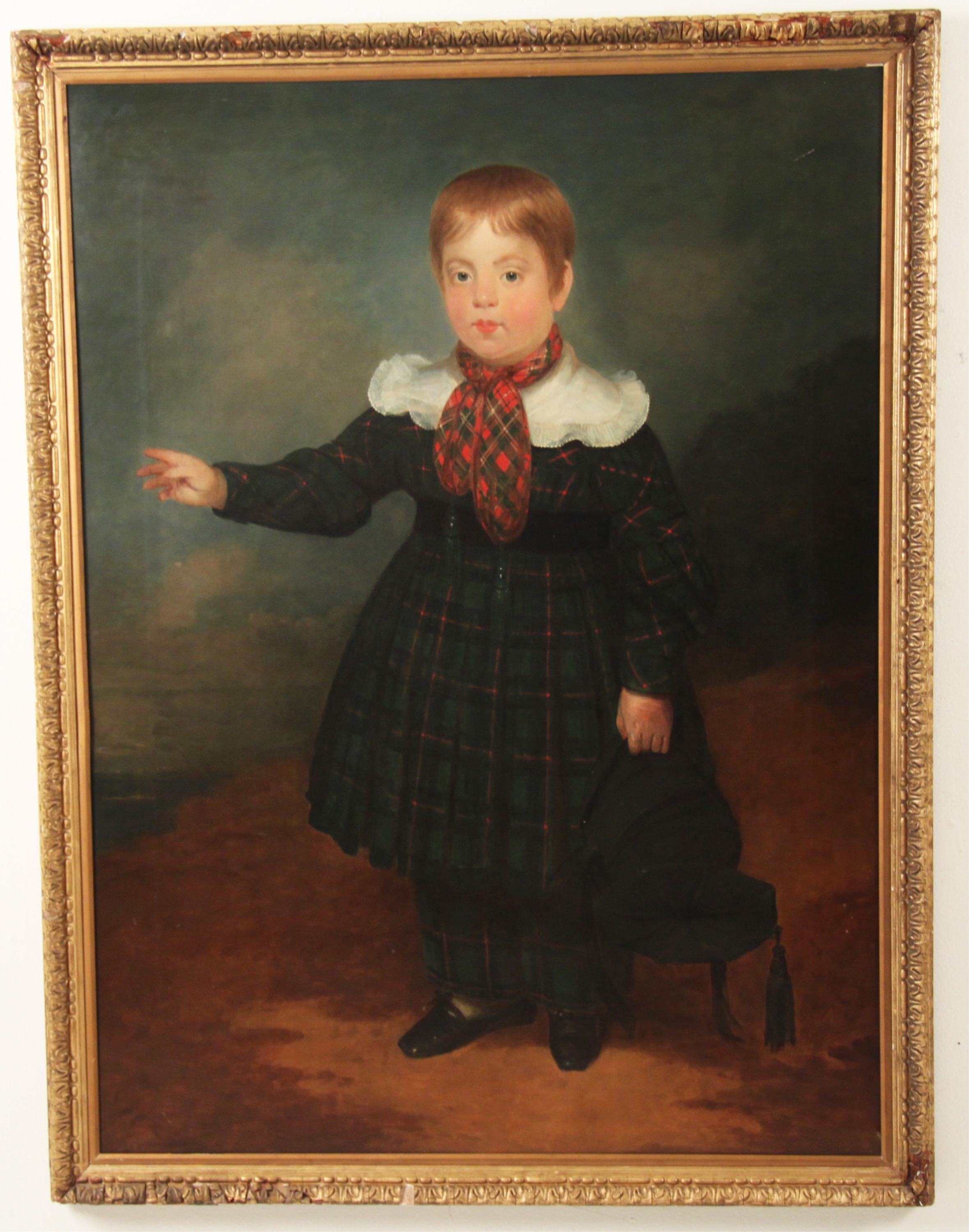 EARLY 19TH C. O/C PAINTING OF YOUNG