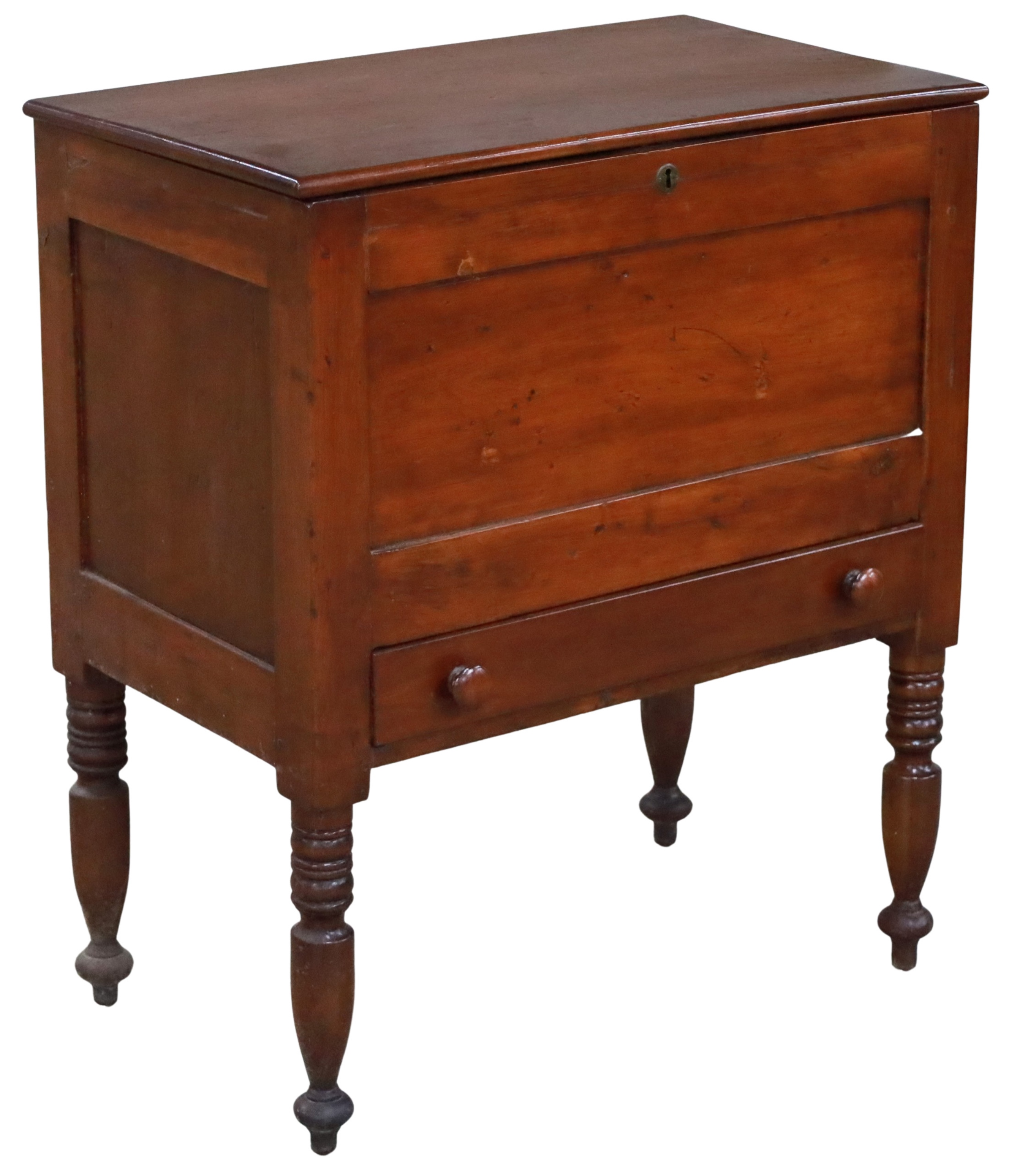 EARLY AMERICAN CHERRY SUGAR CHEST