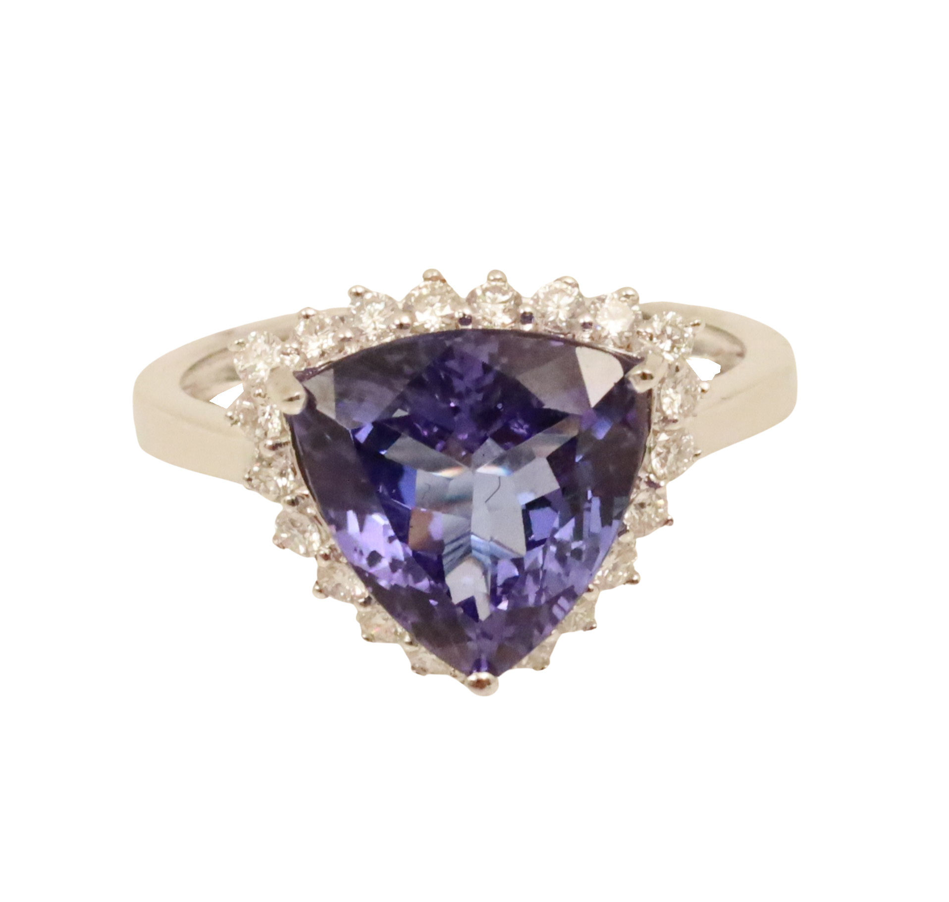 18K TANZANITE & DIAMOND RING 18K