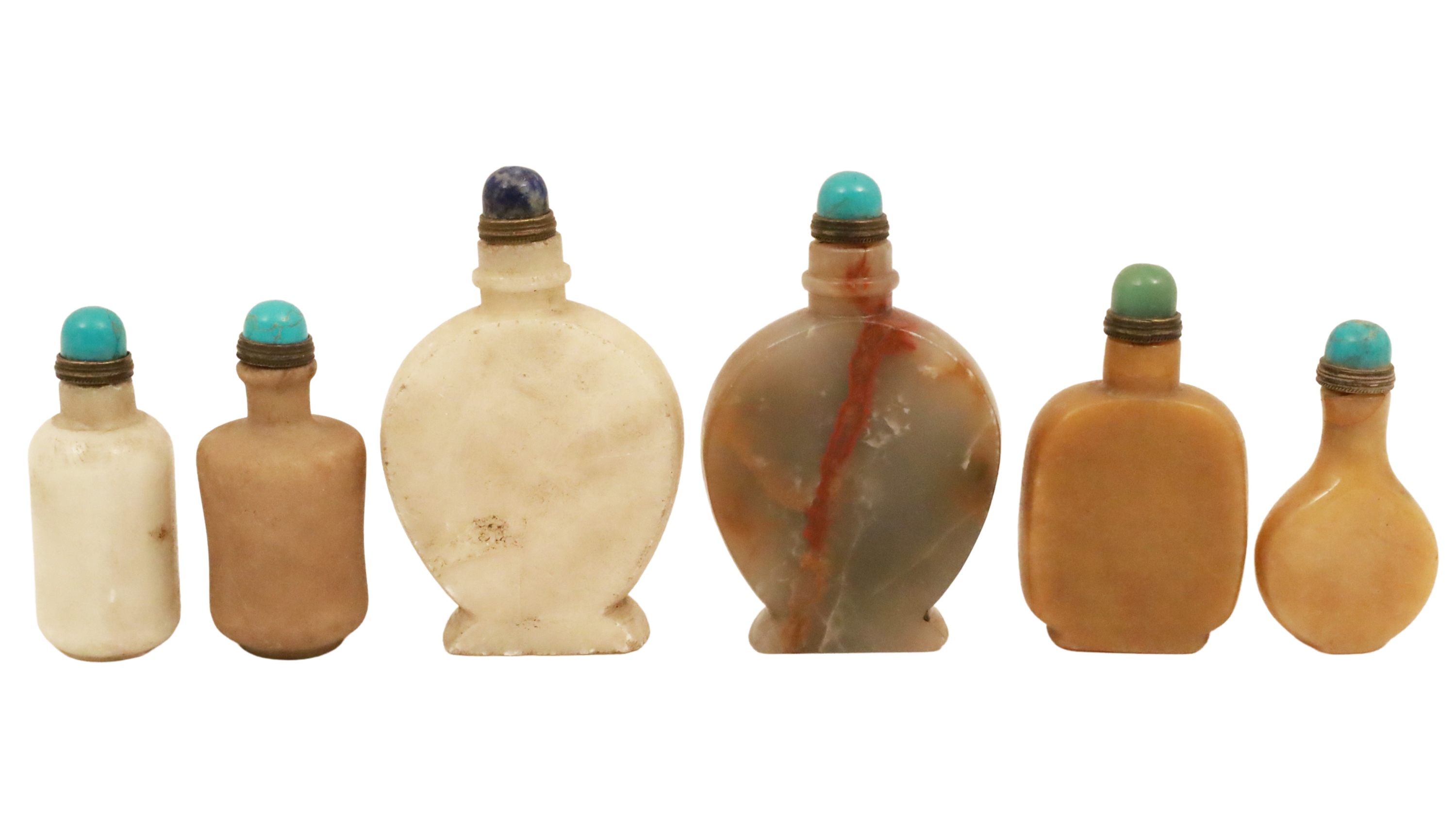 GROUP OF 6 CHINESE SNUFF BOTTLES 2f8b44