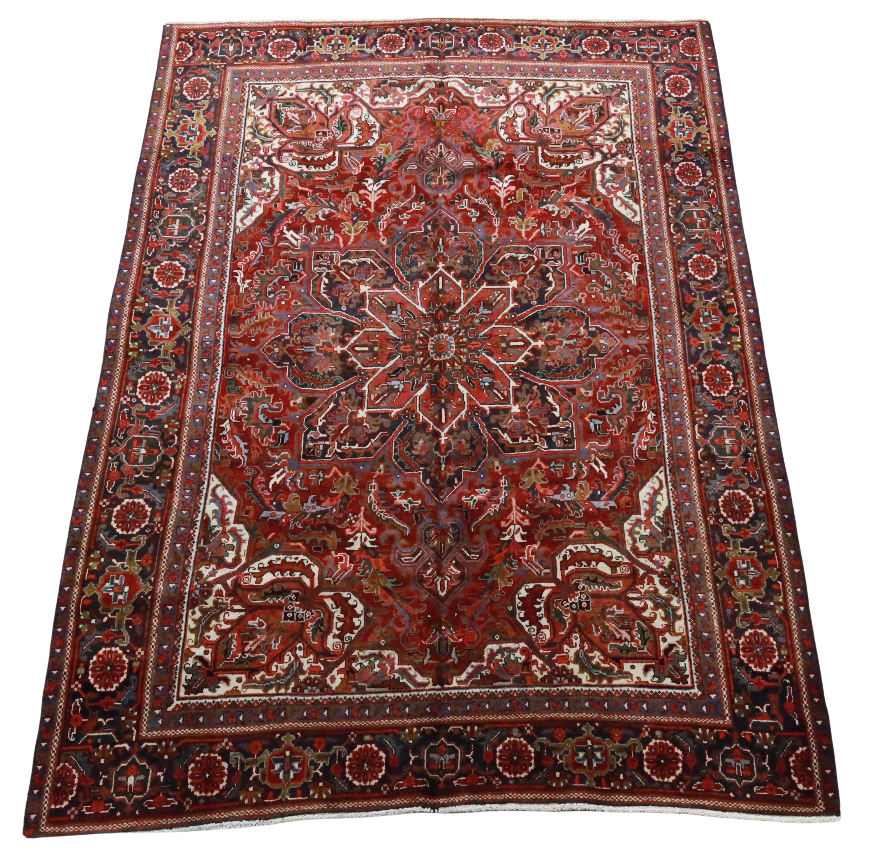 ORIENTAL RUG 7'6" X 11'4" AHAR