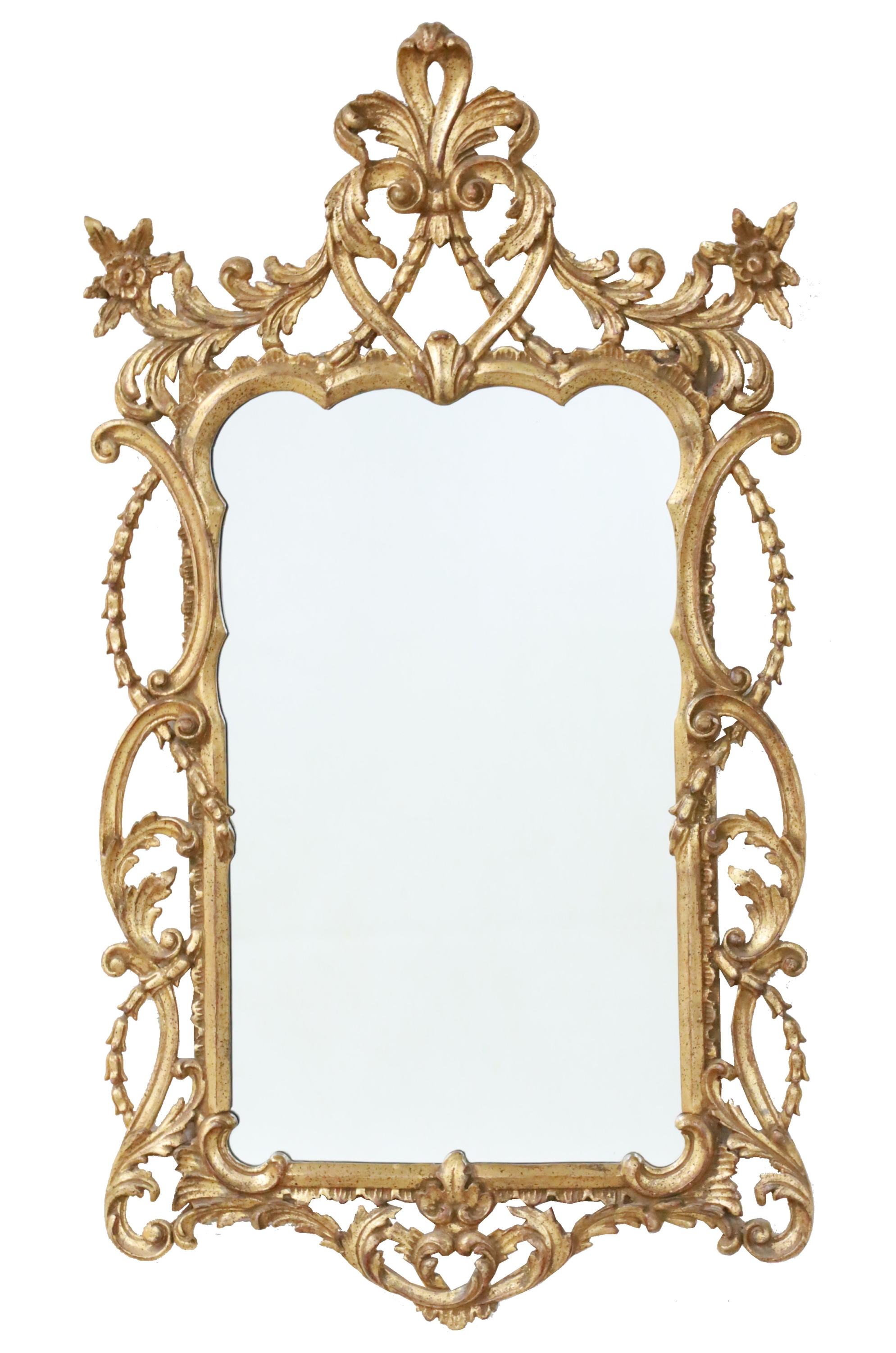 GILT WOOD MIRROR BY LABARGE Decorative