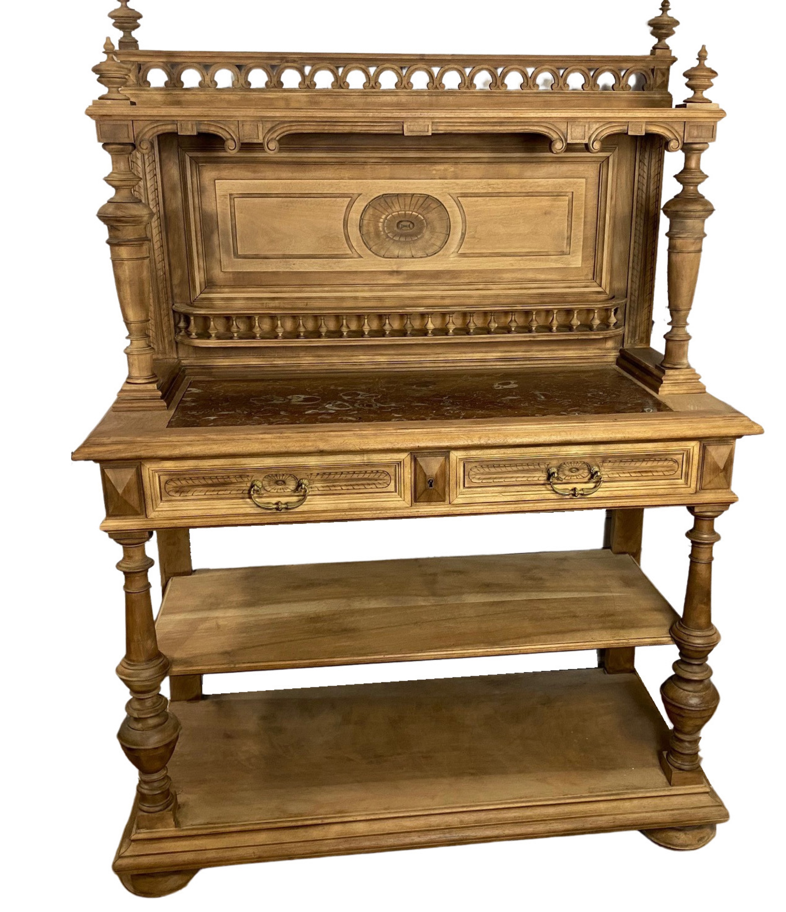 HENRY II WALNUT DESSERT SIDEBOARD 2f8b8e