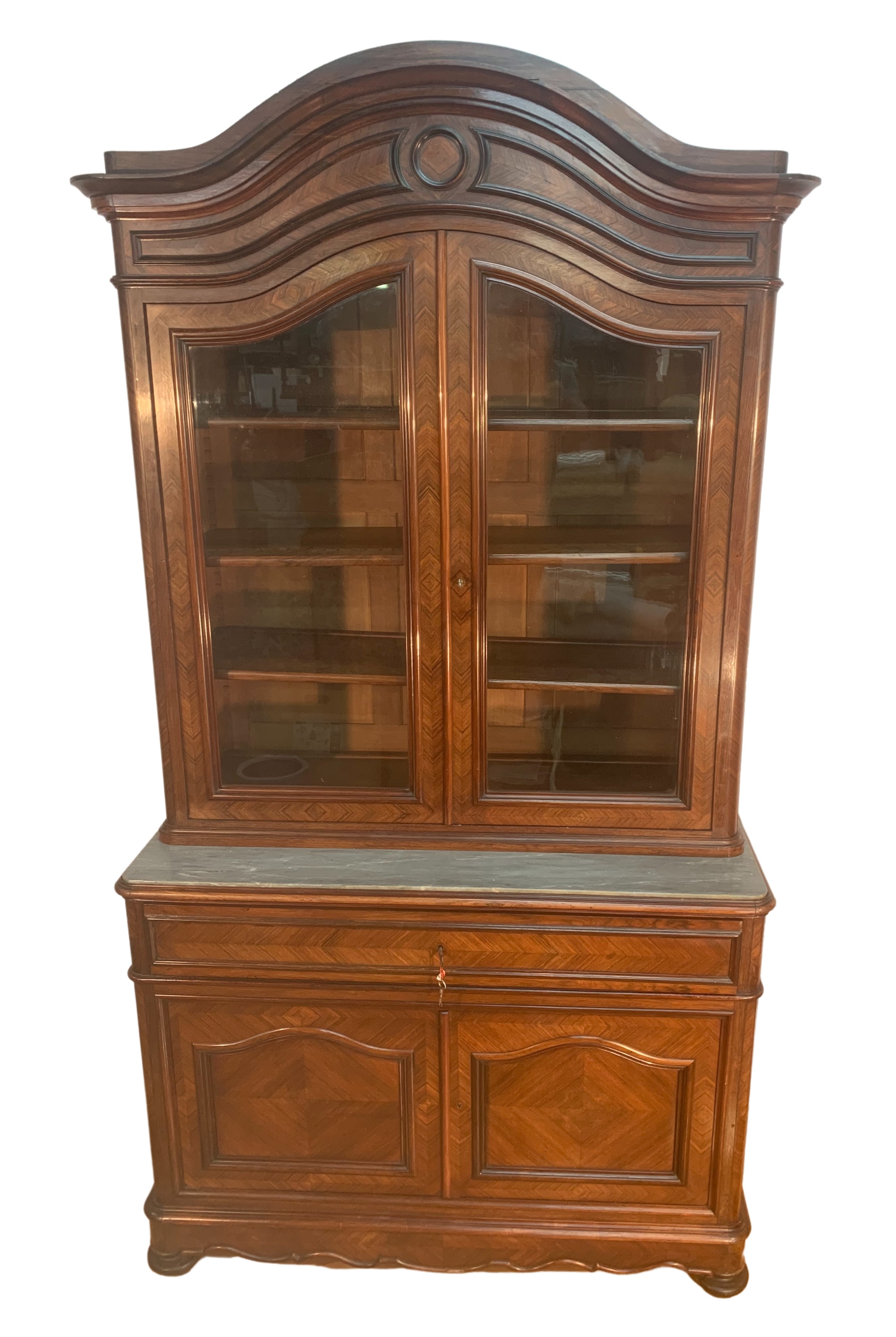 LOUIS PHILIPPE SECRETAIRE BOOKCASE 2f8ba4