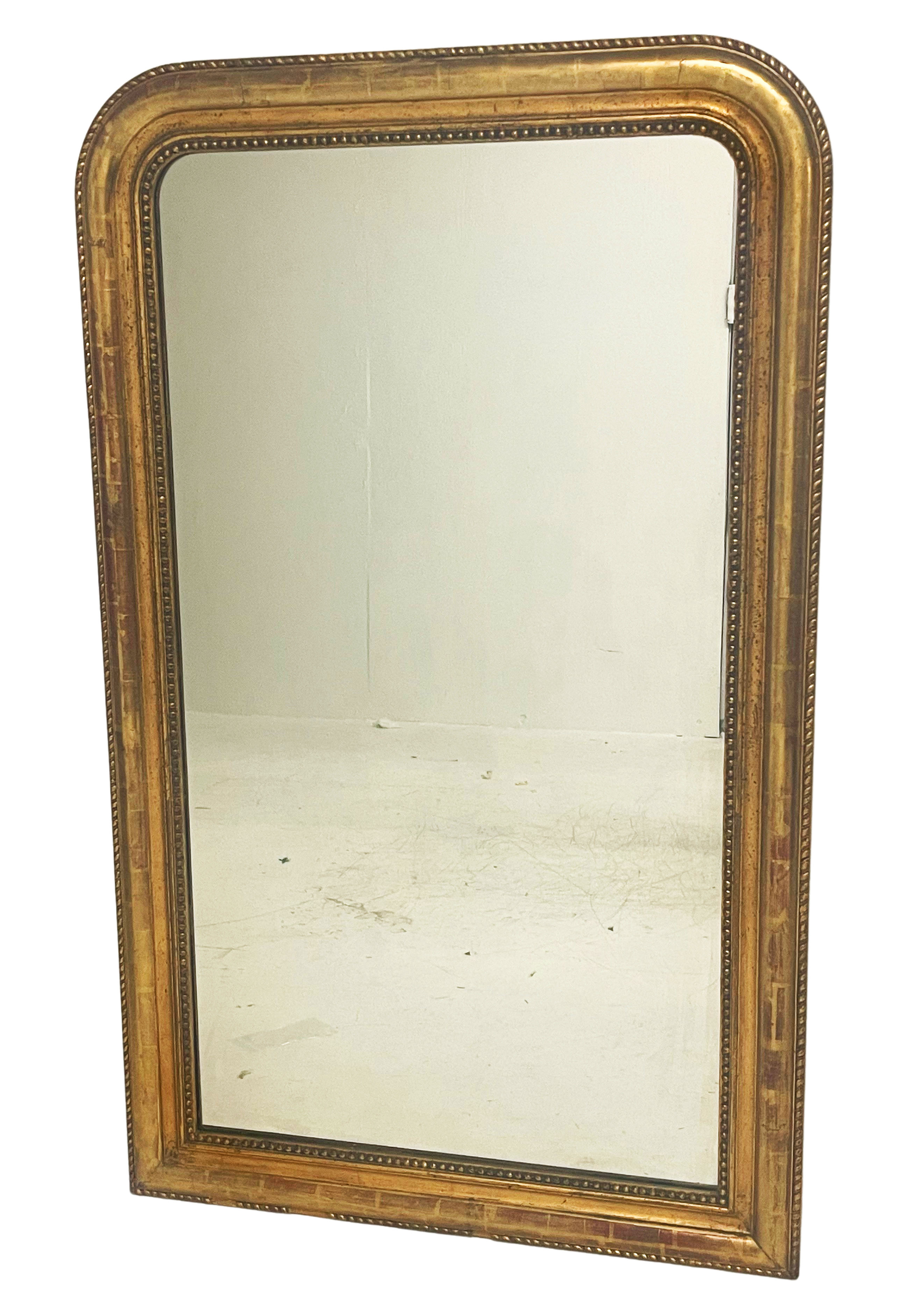 19TH C LOUIS PHILIPPE GILT MIRROR 2f8bb9