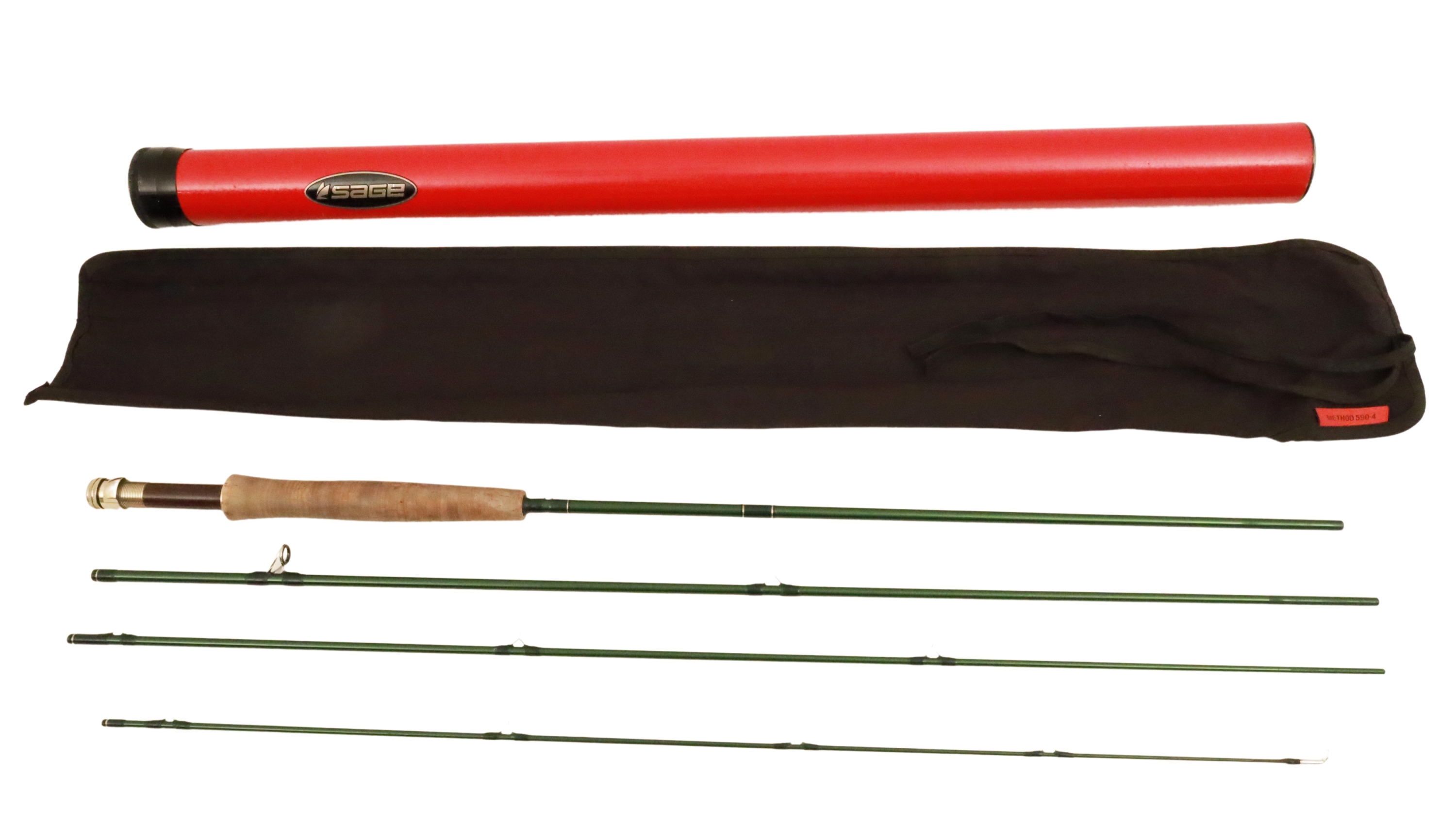 SAGE 9 0 4 PC FLY FISHING ROD 2f8bcb