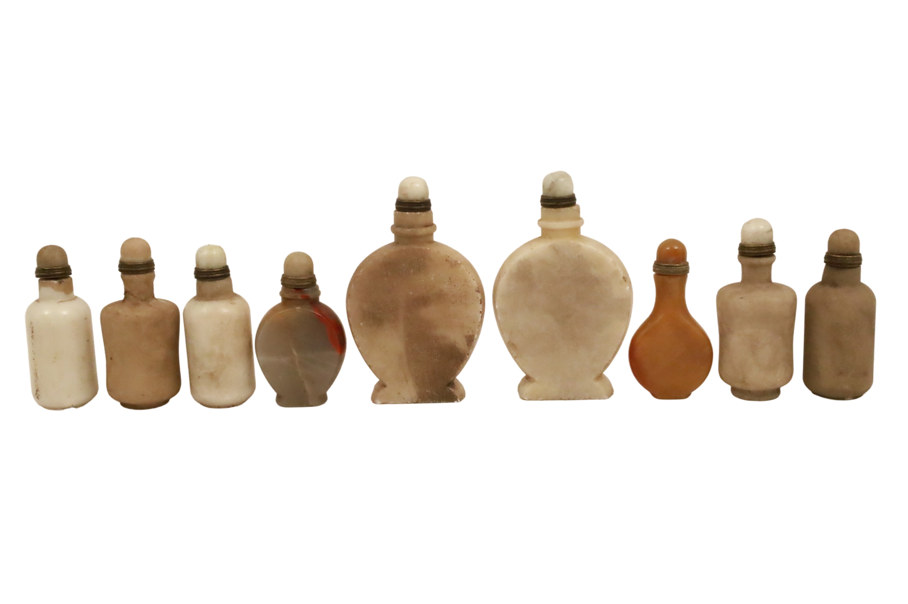 GROUP OF 9 CHINESE SNUFF BOTTLES 2f8bc2