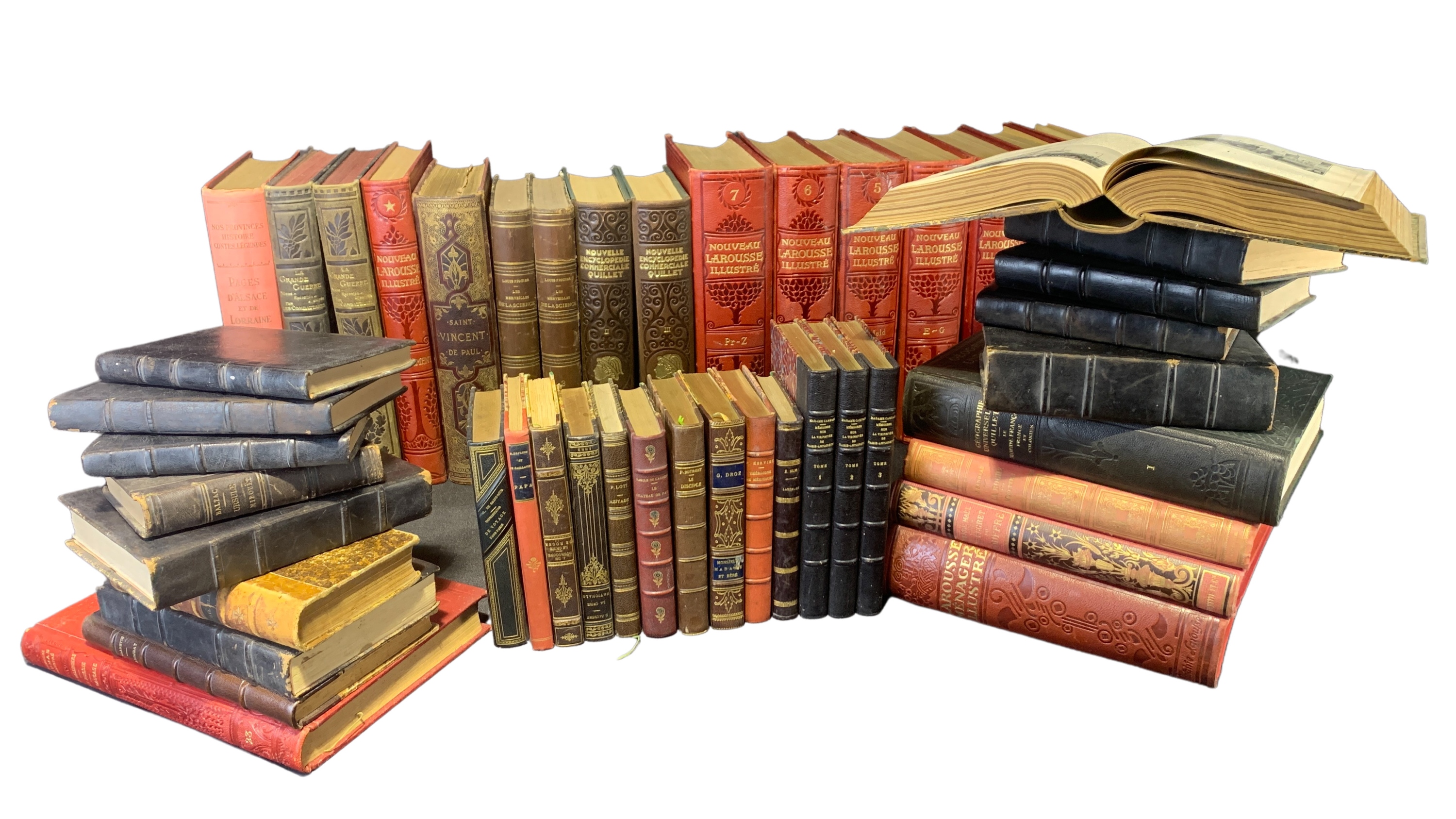 44 DECORATIVE LEATHER BOUND BOOKS 2f8bf1