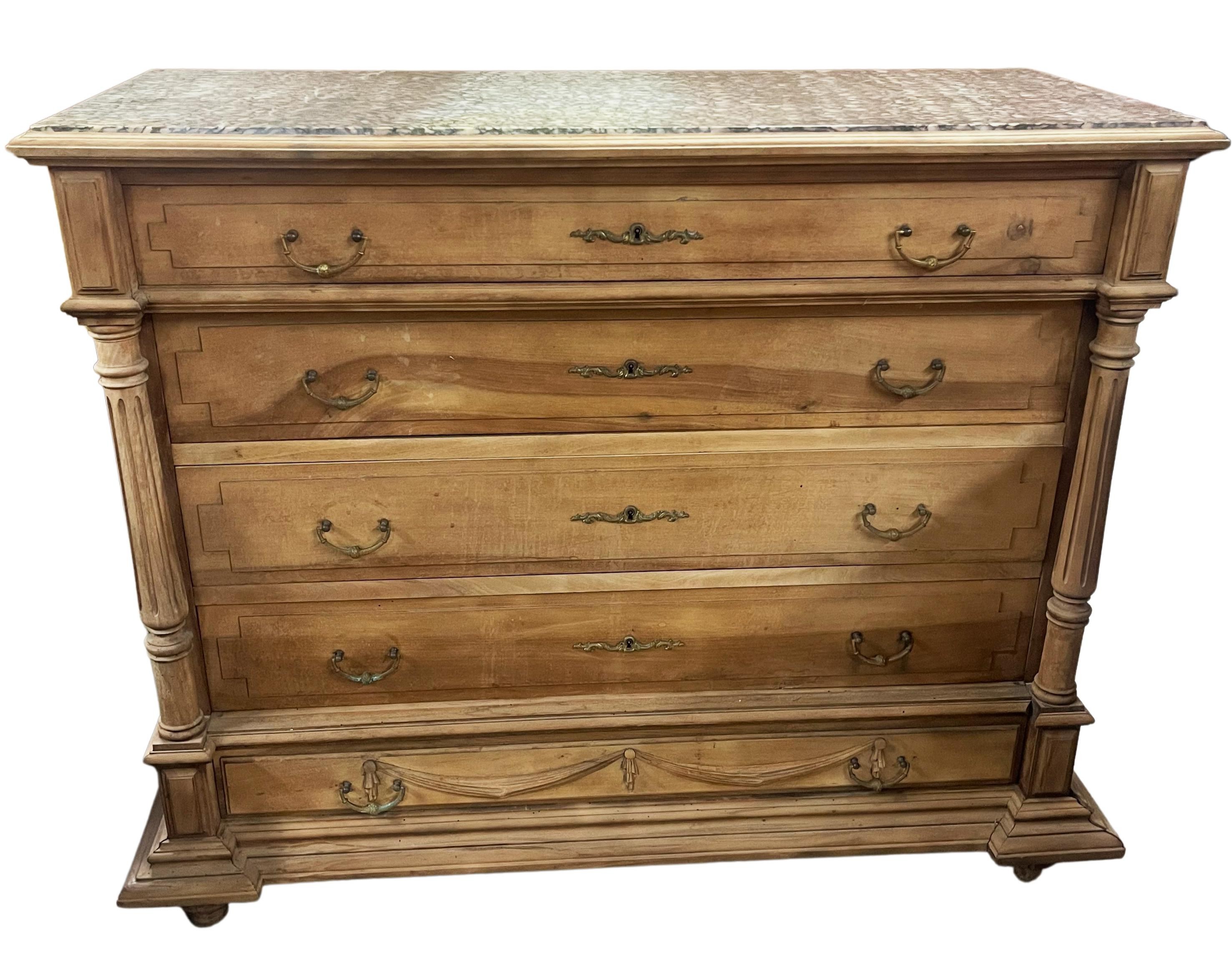 HENRY II MARBLE TOP COMMODE Henry 2f8c07