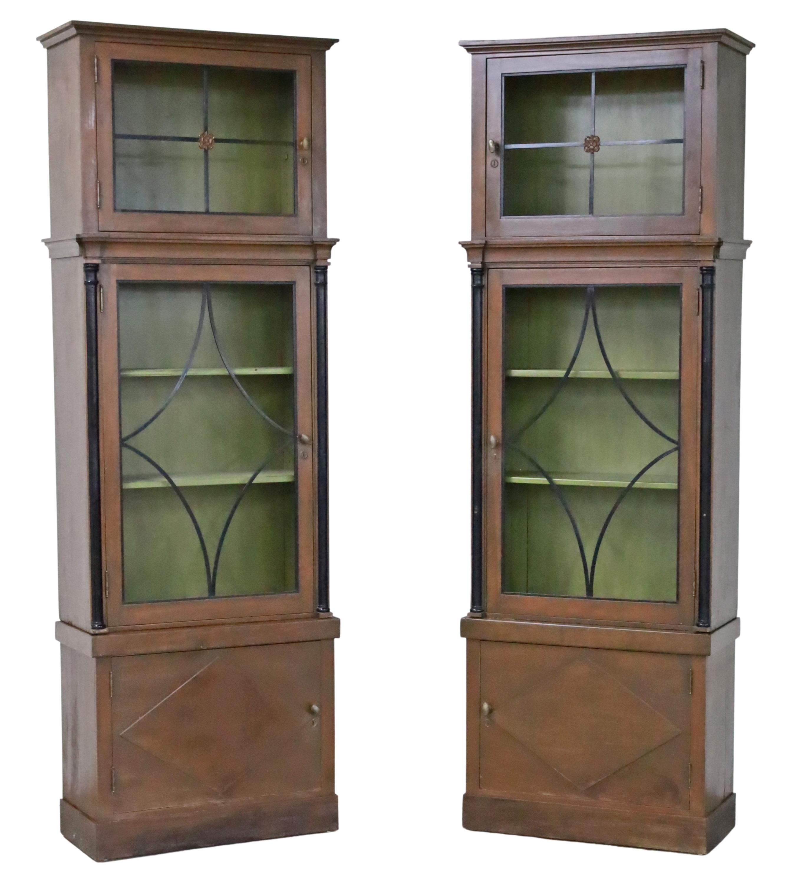 PR. OF DIRECTOIRE STYLE BOOKCASES