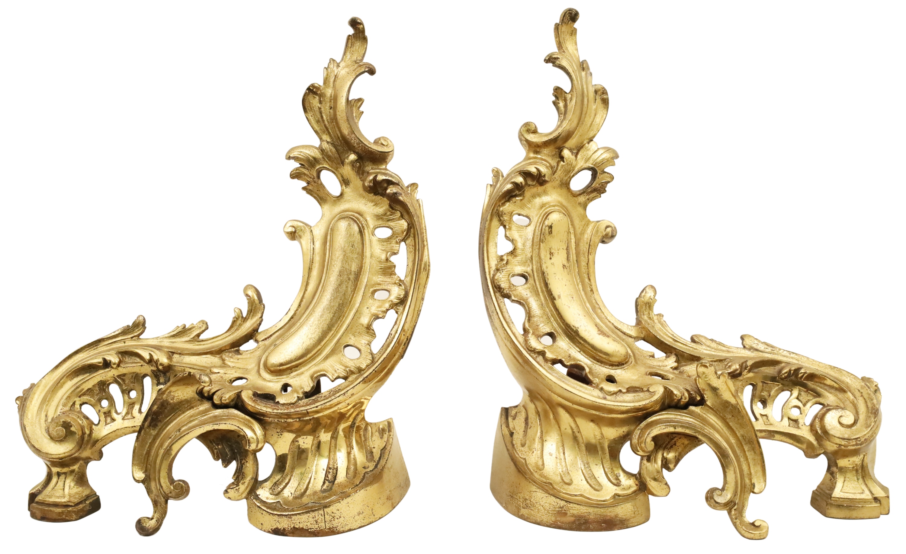 PAIR OF LOUIS XV STYLE GILT BRONZE 2f8c72