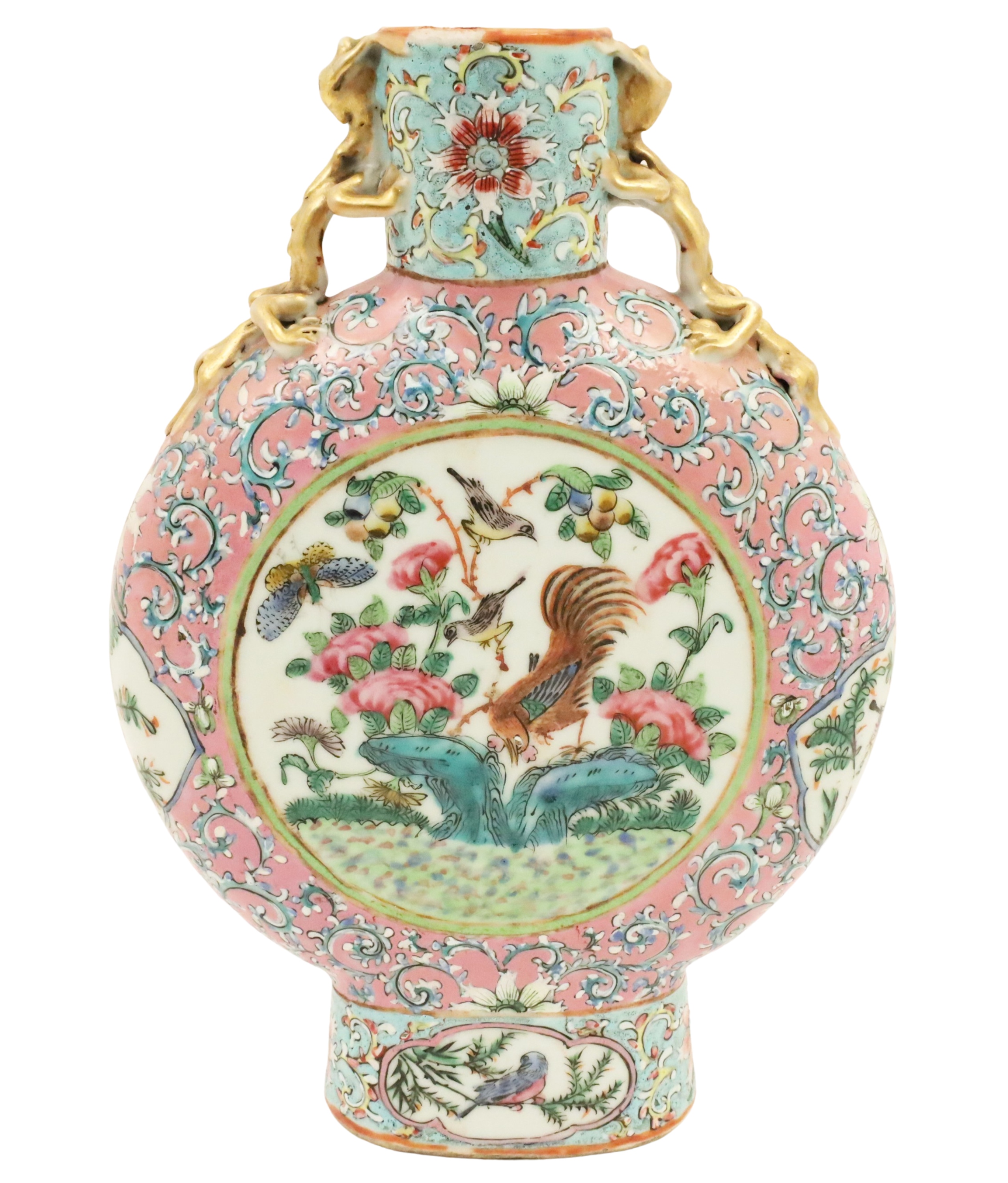 CHINESE PORCELAIN MOON FLASK A