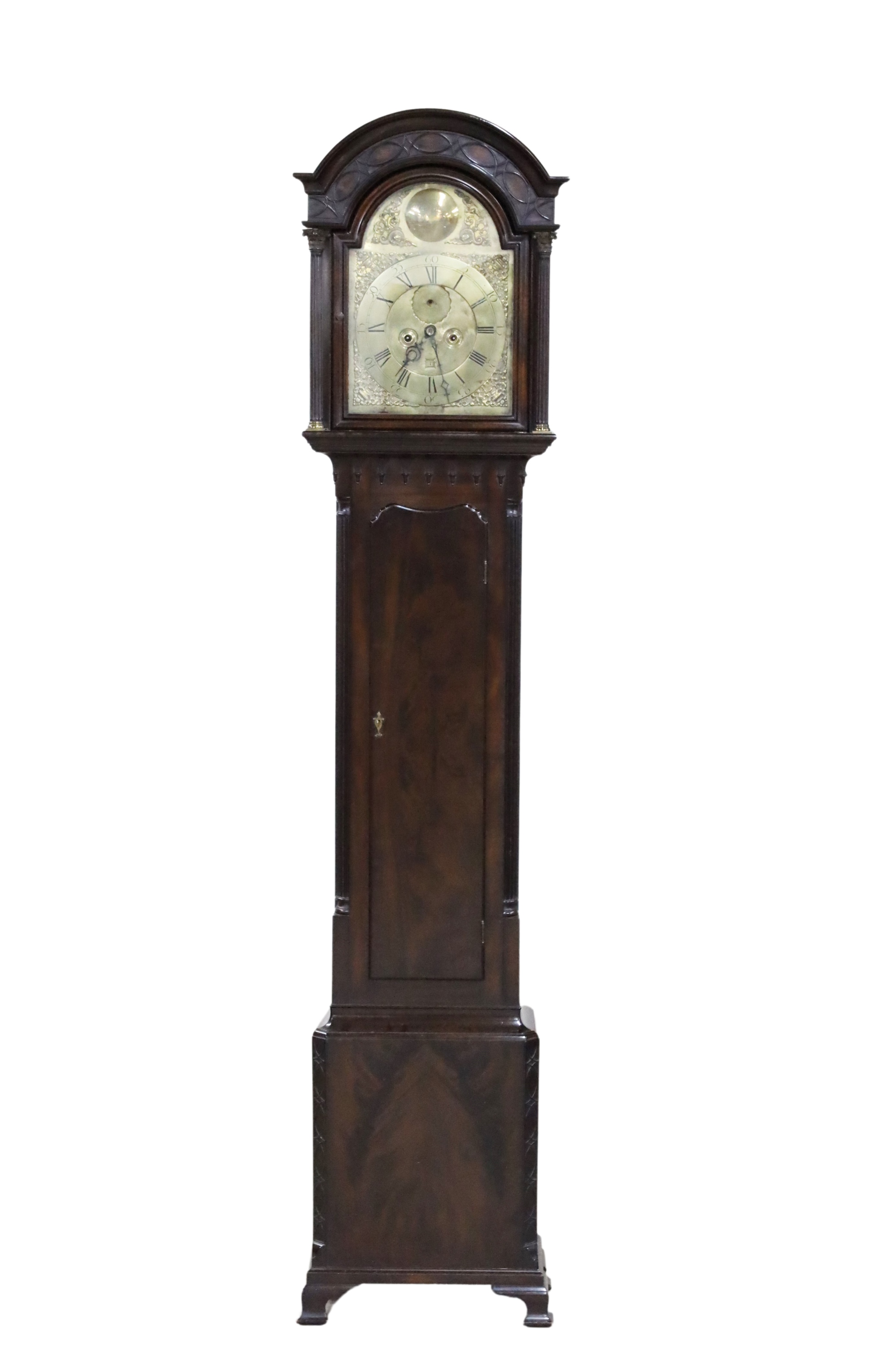 ENGLISH GEORGIAN GRANDFATHER CLOCK