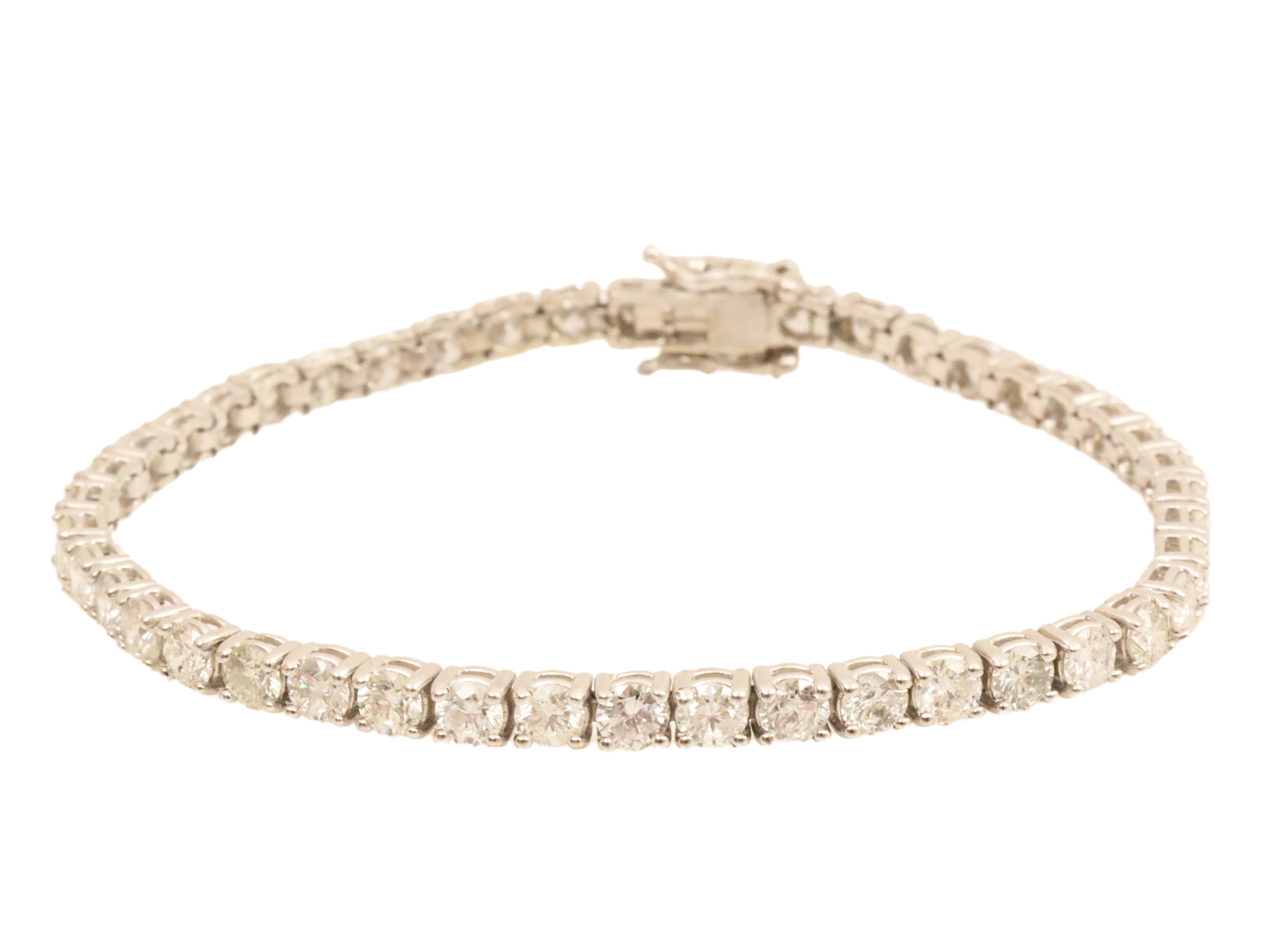 14K DIAMOND TENNIS BRACELET 8 17 2f8cbe