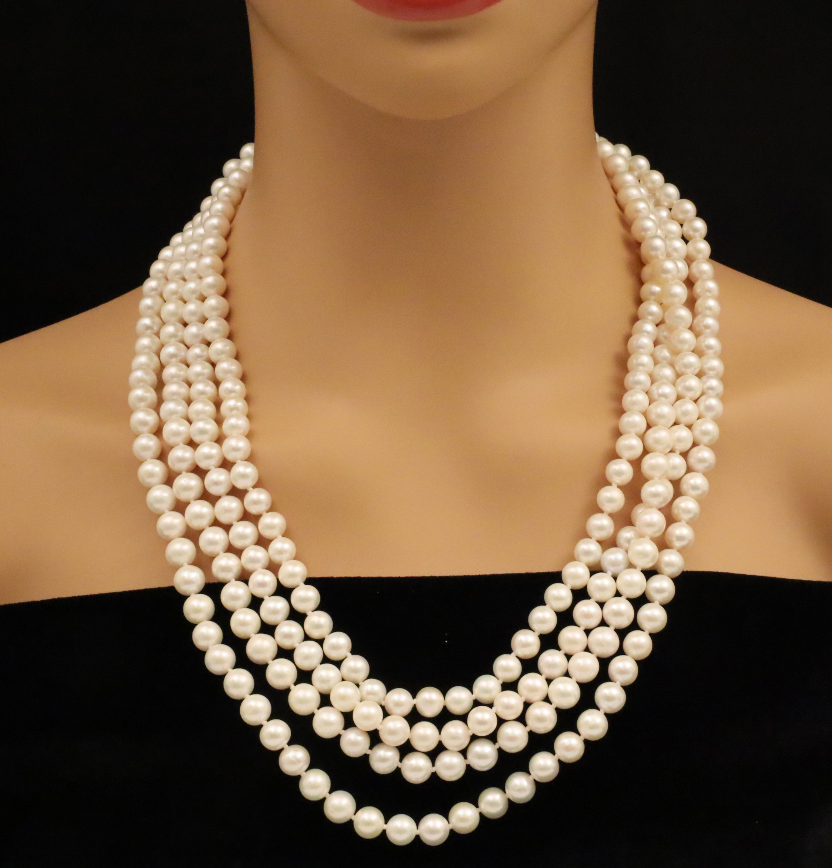 103" ENDLESS STRAND PEARL NECKLACE