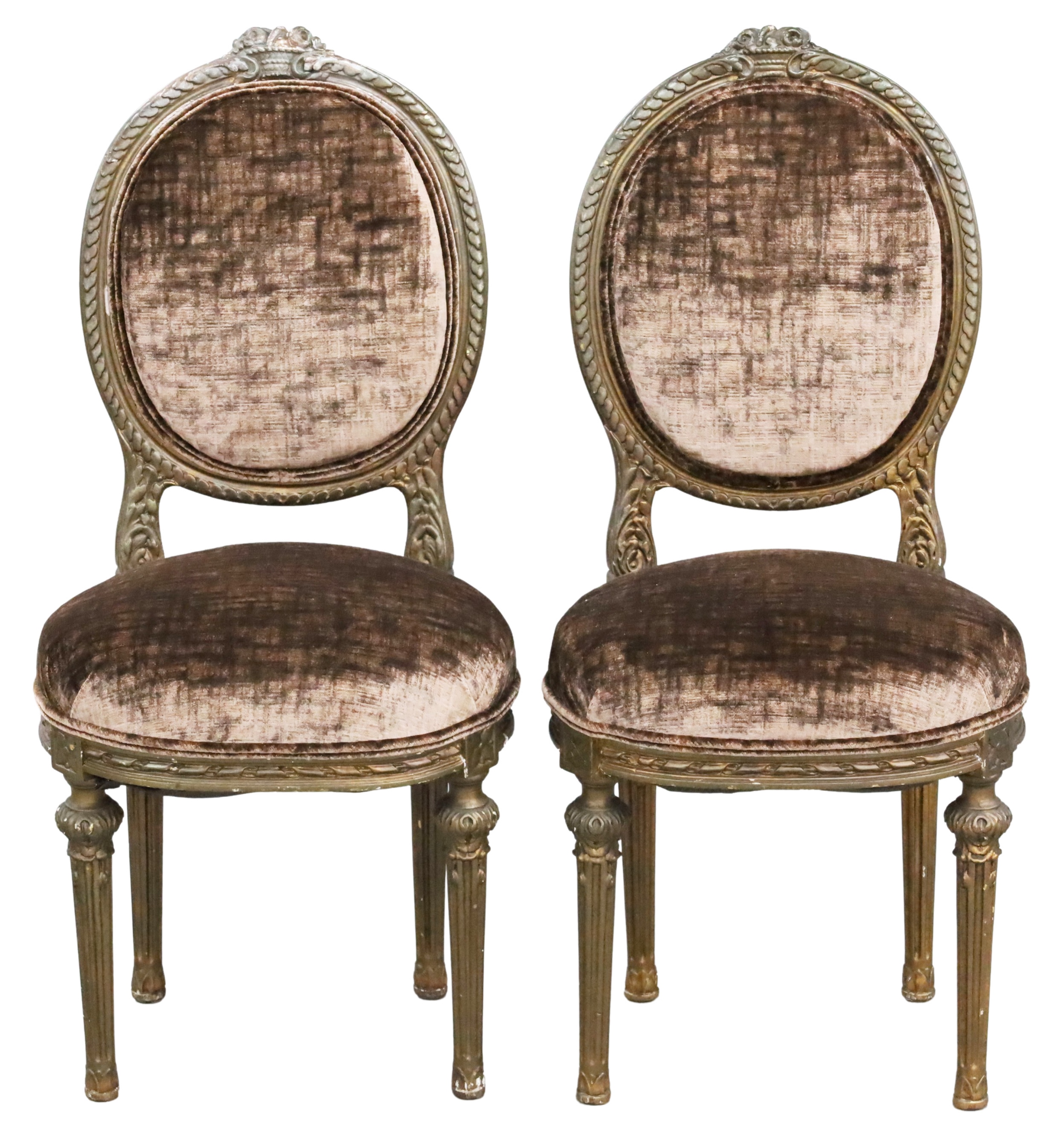 FRENCH LOUIS XVI SIDE CHAIRS A