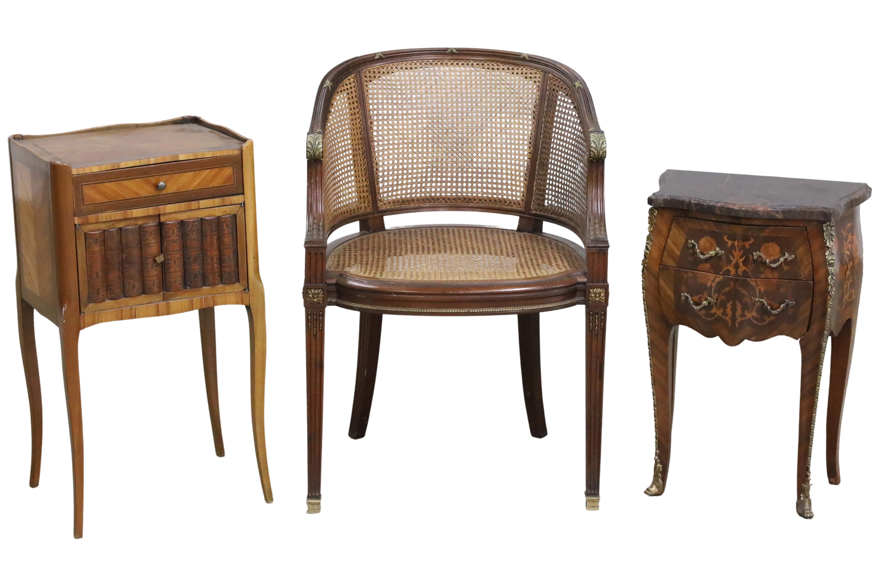 3 PC LOT OF FRENCH FURNITURE A 2f8d57